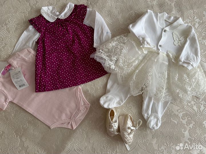Пакет одежды для девочки 56-68