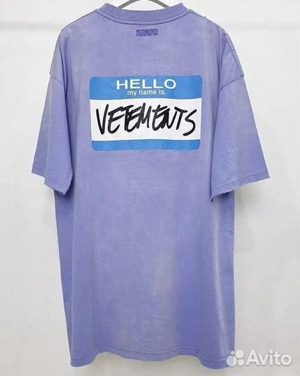 Футболка vetements размер XL