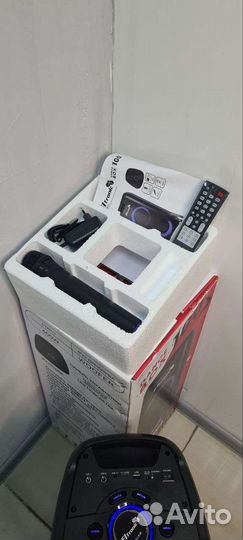 Колонка eltronic 20-25 Dance box 250 с микрофоном