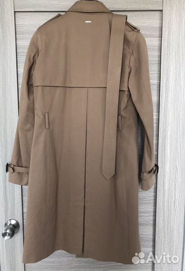 Плащ / тренч коричневый massimo dutti (S)