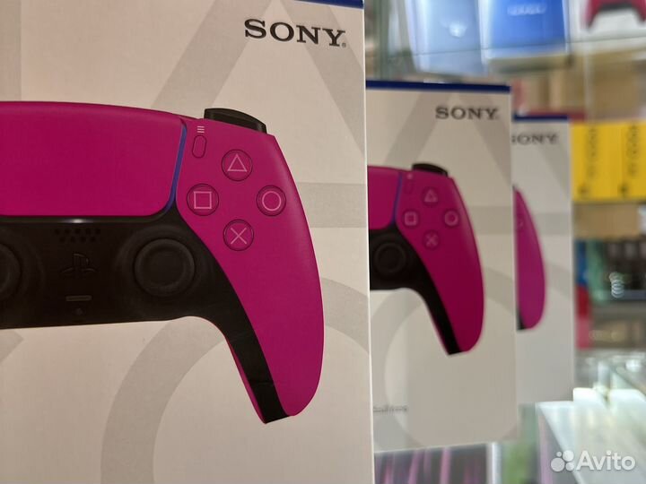Джойстик dualSense ps5 новый розовый