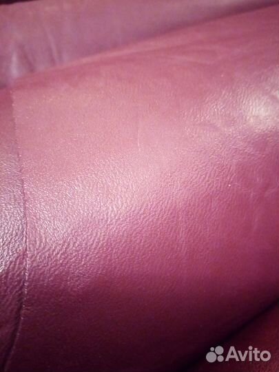 Кожа натуральная п-ва Монголия. Фиолетовые оттенки