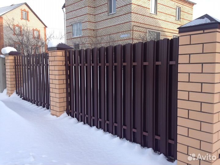 Штакетник металлический от завода-производителя