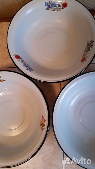 Тазик эмалированный СССР