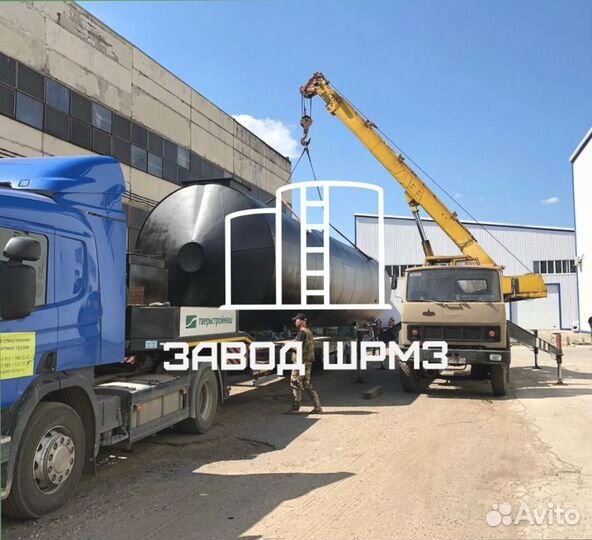 Резервуар горизонтальный стальной 150м3