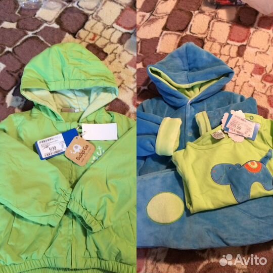 Новый комплект и куртка Baby Go на р80 и р92