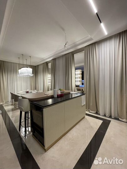 Шторы блэкаут бежевые премиум