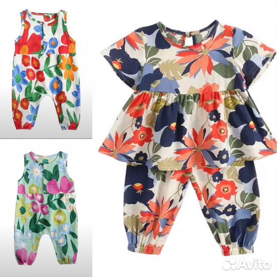 Комбинезон летний для девочки 86