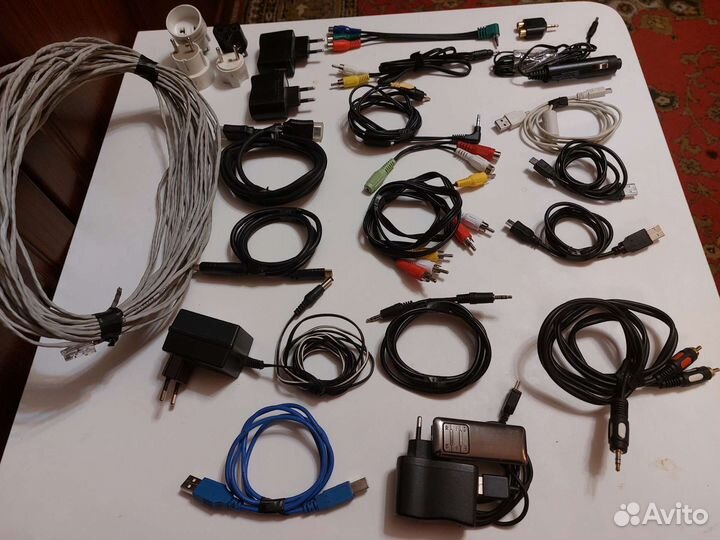 Кабеля USB,AUX,HDmi.Аудио,Видео,Зарядка