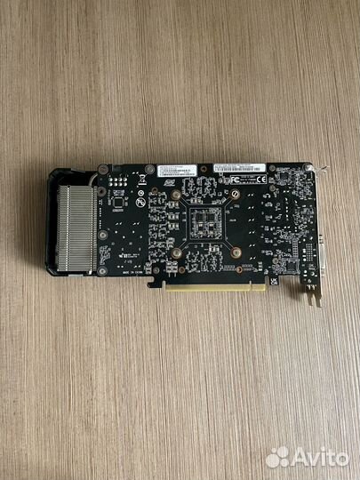 Видеокарта Palit GTX1660 dual 6G