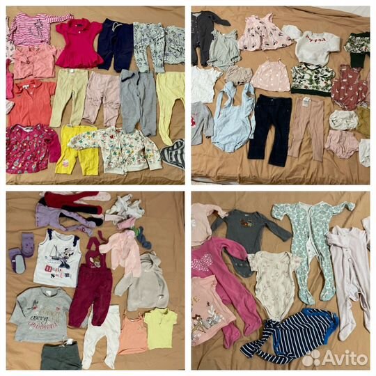 Большой пакте вещей на девочку