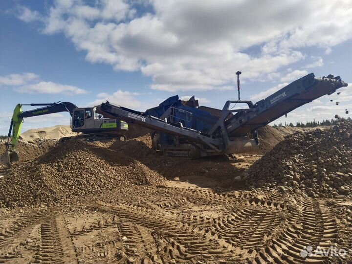 Сдается в аренду первичный грохот Kleemann