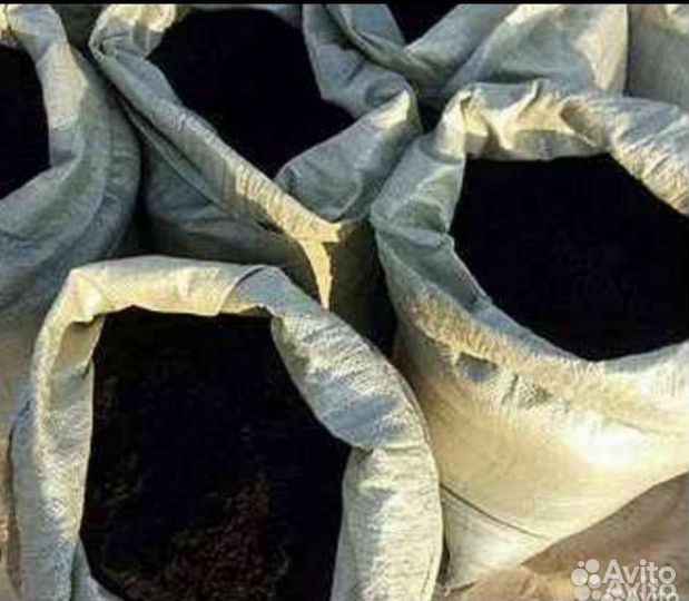 Чернозем навоз в мешках