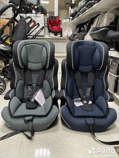 Автокресло 9-36кг с года до 12 лет новое