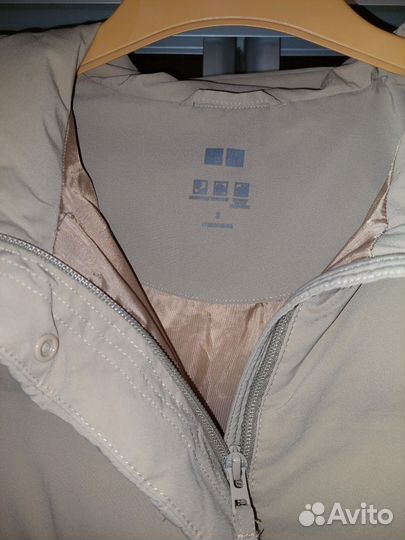 Пуховик женский uniqlo s 44-46 оригинал