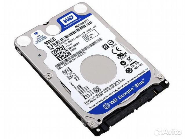 Жесткий диск Western Digital WD Blue Mobile 500 GB
