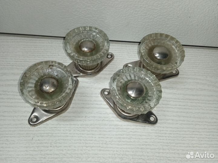 Дверная ручка СССР стеклянная