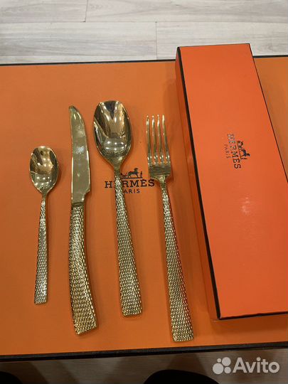 Hermes набор столовые приборы