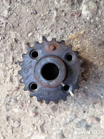 Шестерня Шкив Коленвала 1.9 дизель VAG 038105263F