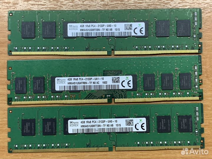 Оперативная память 4GB DDR4 2133MHz Hynix