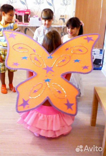 Костюм для аниматора Винкс. Фея. Бабочка
