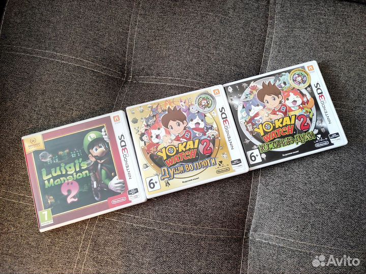 3 игры(рус) для nintendo 3ds