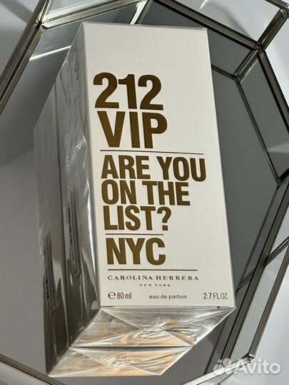 Сarolina Herrera 212 VIP Are you on the list Nyc