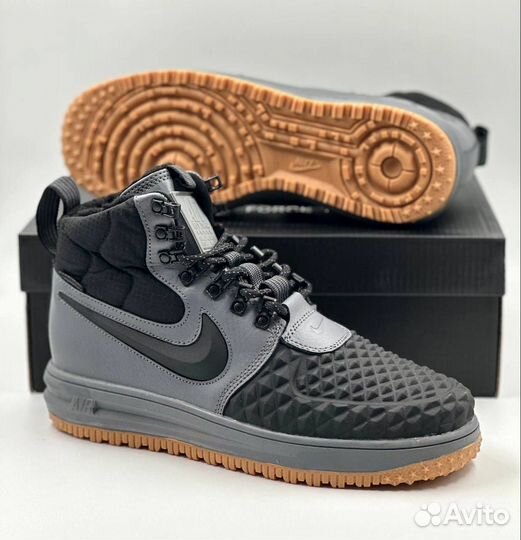 Nike Lunar Force 1 Duckboot Grey Black