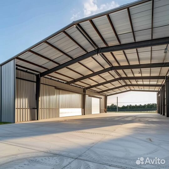 Ангары для сельского хозяйства Создаем металлокаркасные здания от 2000 квадратов