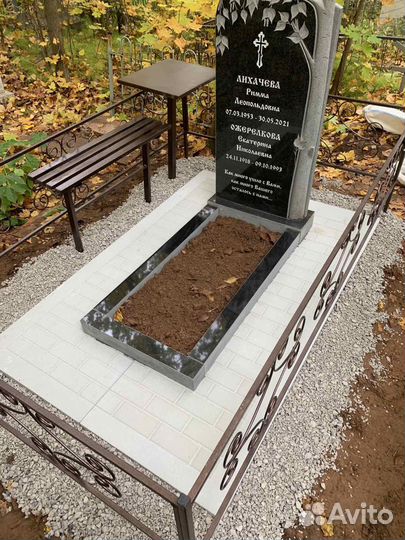 Памятники,оградки,установка