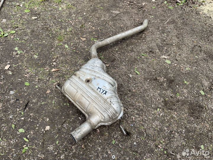 Глушитель, банка Мерседес GL164, ом642