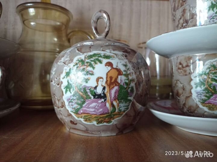 Сервиз чайный СССР Пастушка