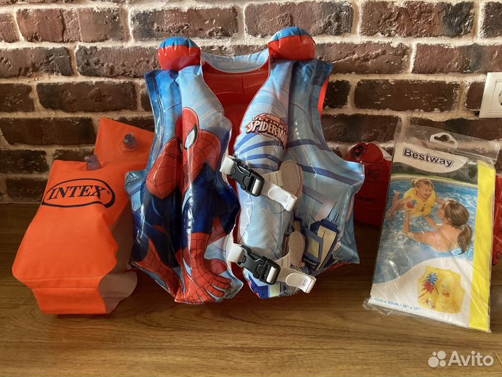 Для плавания жилет нарукавники intex bestway