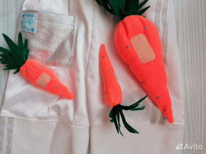 Новогодний костюм зайчика, 2-3 года