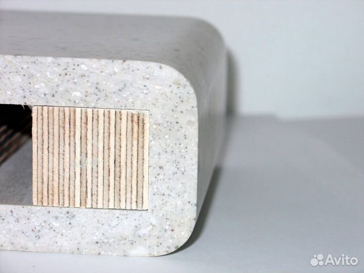 Столешница из искусственного камня с замером