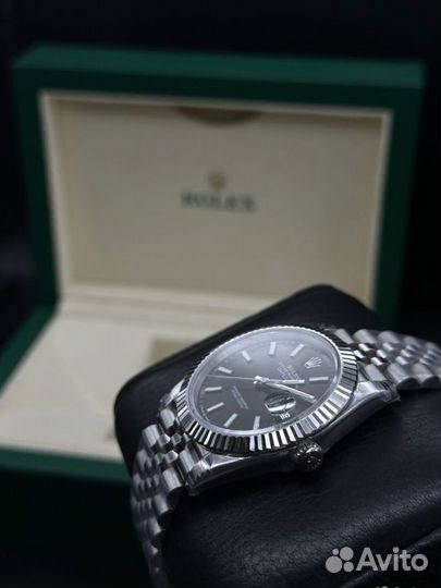 Часы Rolex DateJust Black Dial 41mm