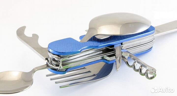 Нож-мультитул (с вилкой и ложкой)