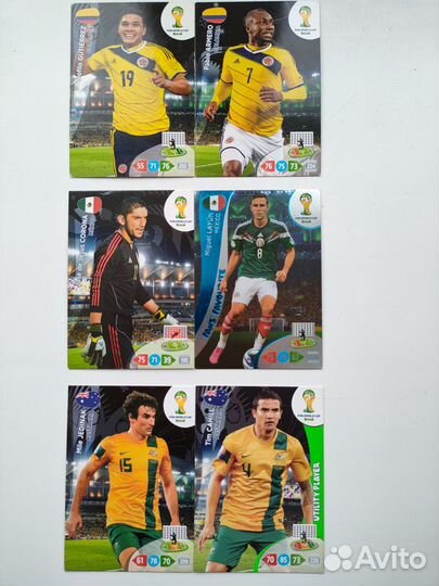 Футбольные карточки panini