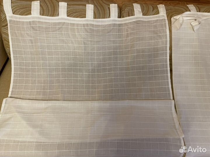 2 шторы Togas Греция 175*110 хлопок/батист кантри