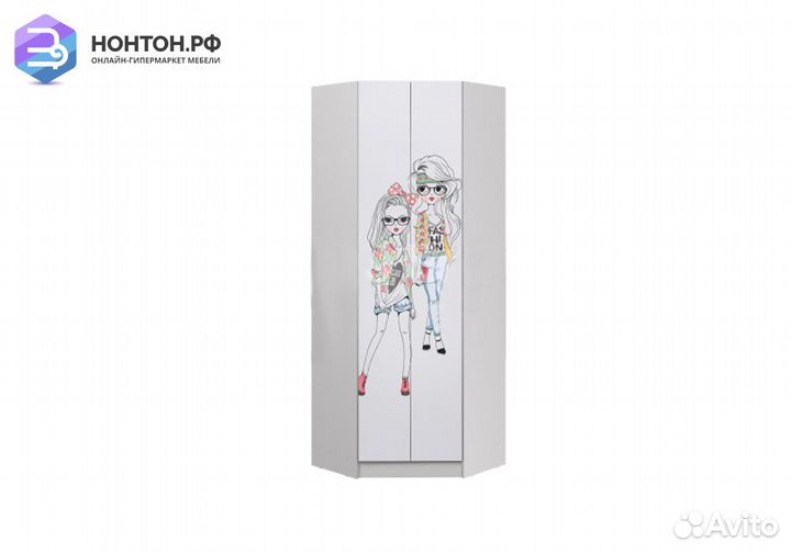 Шкаф угловой Вега fashion белый