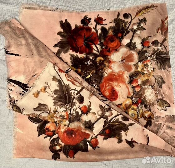 Платок шаль шерсть Италия