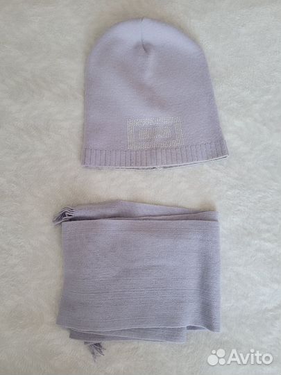 Комплект шапка и шарф женские