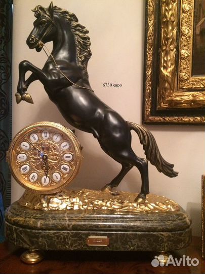 Часы настольные бронза