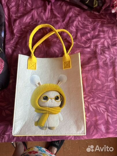 Сумка фетровая, тонкая