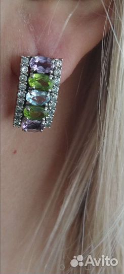 Серебряные серьги