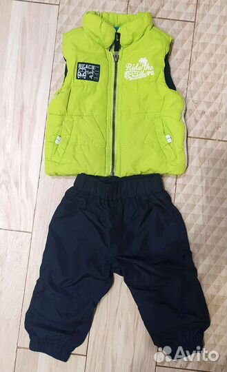 Комплект жилетка и брюки 74р