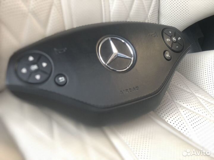 Подушка безопасности в руль на Мерседес w221 рест