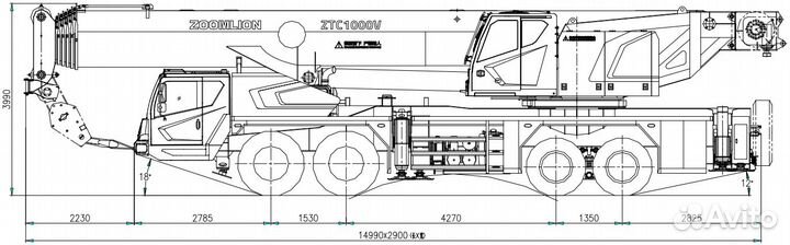 Zoomlion ZTC1000V, 2024