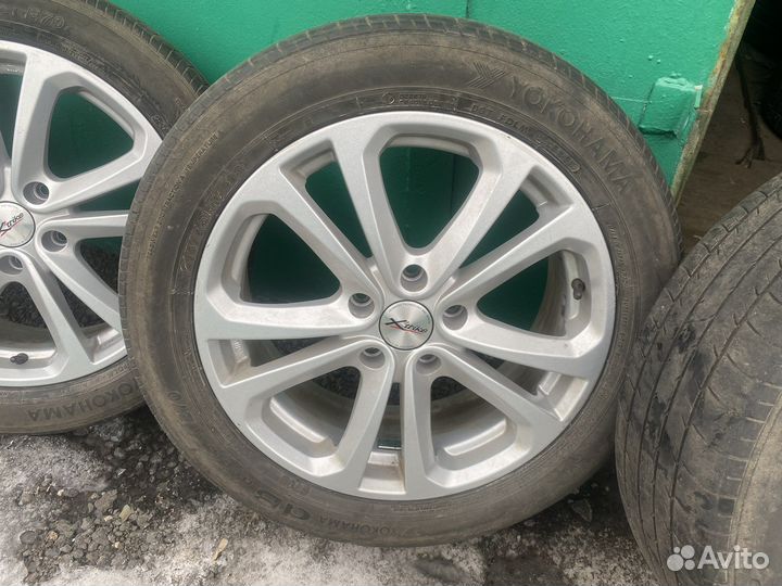 Комплект колес r 17 5*114.3 215/55 X-trike