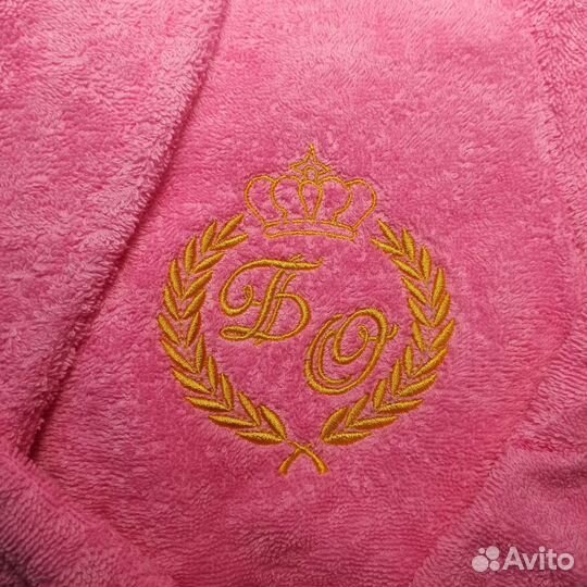 Халат женский с индивидуальной вышивкой